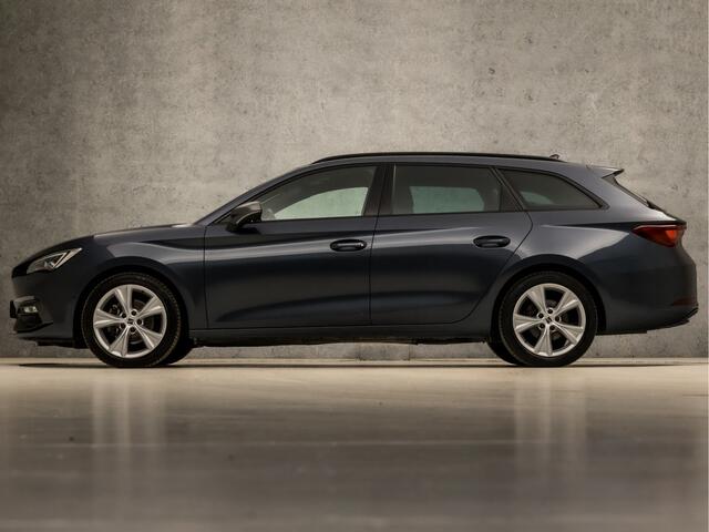 Seat LEON Sportstourer 1.5 TSI FR Sport 150Pk Automaat (APPLE CARPLAY, GROOT NAVI, ADAPTIVE CRUISE, SPORTSTOELEN, ZWART HEMEL, GETINT GLAS, LED KOPLAMPEN, PARKEERSENSOREN, NIEUWE APK, NIEUWSTAAT)