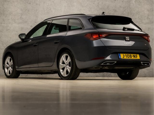 Seat LEON Sportstourer 1.5 TSI FR Sport 150Pk Automaat (APPLE CARPLAY, GROOT NAVI, ADAPTIVE CRUISE, SPORTSTOELEN, ZWART HEMEL, GETINT GLAS, LED KOPLAMPEN, PARKEERSENSOREN, NIEUWE APK, NIEUWSTAAT)