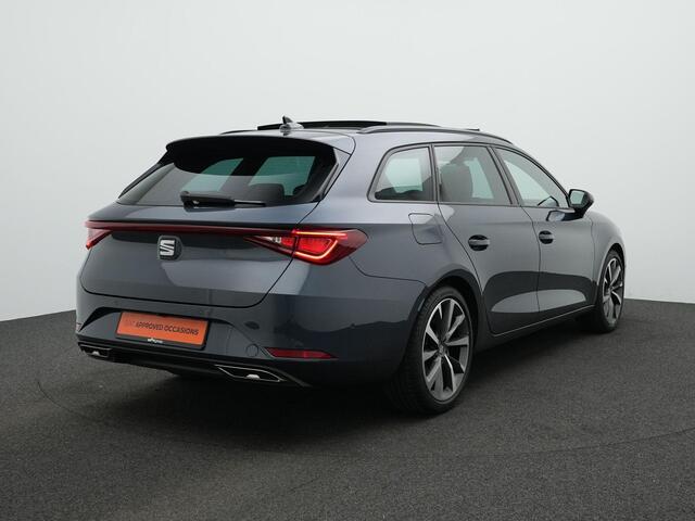 Seat LEON Sportstourer 1.0 eTSI 110 pk DSG FR Business Intense | Panoramadak | Achteruitrijcamera | Navigatie | Adaptive Cruise