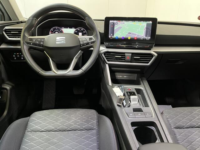 Seat LEON Sportstourer 1.4 TSI eHybrid PHEV FR Business Intense / AUTOMAAT/ PANO/ DIGITAL DASH/ RIJ-MODI/ LED/ 17" LMV/ PARK. SENSOREN/ STOEL-STUUR VERWARM./ ADAPT. CRUISE/ CLIMA