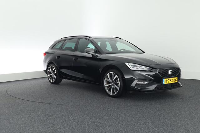 Seat LEON Sportstourer 1.5 eTSI 150pk DSG FR Launch Edition Trekhaak Camera Keyless Adaptive Chassis Stoelverwarming Virtual Cockpit Navigatie