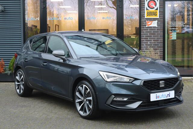 Seat LEON 1.4 TSI eHybrid 204pk PHEV FR Leder/LED/Keyless/Camera/elek. stoel+mem/DCC/ACC/18"