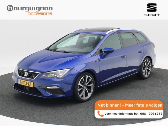 Seat LEON ST 1.5 TSI FR Business Intense | Panoramadak | Adaptive Cruise | Climate Control | Stoelverwarming | Parkeersensoren | Trekhaak | Navigatie | Carplay | 18 Inch | 158.113 Km!!