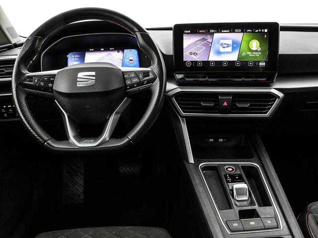 Seat LEON Sportstourer 1.4 TSI 204pk DSG eHybrid PHEV FR · Apple/Android Car Play · P-Sensoren · Navigatie · Cruise Control · P-Sensoren · Sfeerverlichting · Afneembare trekhaak · 17'' Inch ·