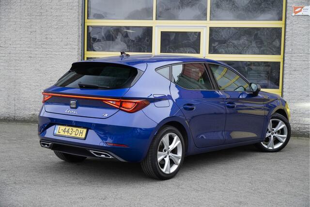 Seat LEON 1.0 TSI 5drs FR BJ2021 Lmv 17" | Led V+A | Pdc | App-Connect | Virtual cockpit | Climate control | Cruise control | Sportstoelen | Zwarte hemel | Extra getint glas