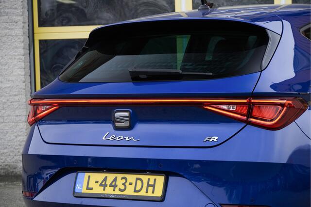 Seat LEON 1.0 TSI 5drs FR BJ2021 Lmv 17" | Led V+A | Pdc | App-Connect | Virtual cockpit | Climate control | Cruise control | Sportstoelen | Zwarte hemel | Extra getint glas