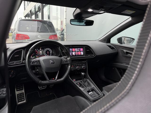 Seat LEON BWJ 2018 2.0 TSI CUPRA 300 PK AUTOMAAT | PANODAK | FULL LED | STOELVERW. | ALCANTARA | ADAPTIVE CRUISE | PREMIUM AUDIO | CAMERA | CARPLAY + ANDROID | NAVI | CLIMA | LMV | PDC