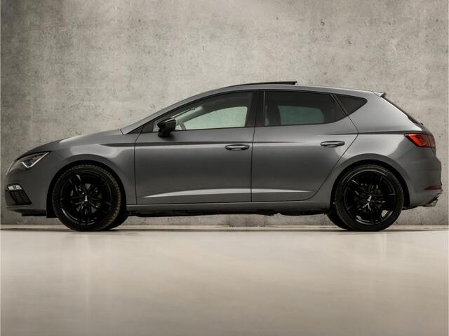 Seat LEON 1.4 TSI FR Intense Sport 150Pk Automaat (SCHUIFDAK, APPLE CARPLAY, KEYLESS, CAMERA, STOELVERWARMING, LEDER/ALCANTARA, GETINT GLAS, LED KOPLAMPEN, MODE KNOP, CRUISE, SFEERVERLICHTING, NIEUWSTAAT)
