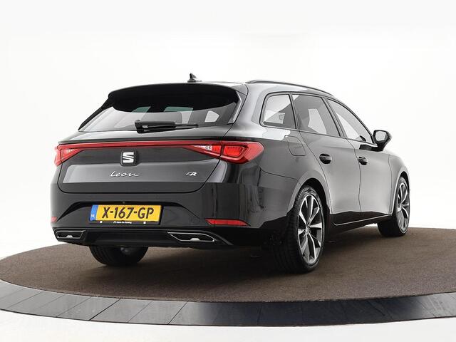 Seat LEON Sportstourer 1.0 eTSI 110pk DSG FR Business · Camera · P-Sensoren · Dodehoek Detectie · Parkeer Assistent · Apple/Android Car Play · 18'' Inch · Garantie t/m 13-11-2027 of 100.000km