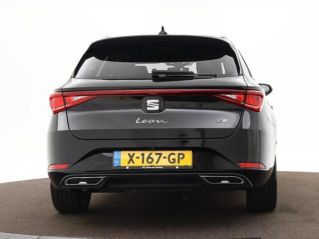 Seat LEON Sportstourer 1.0 eTSI 110pk DSG FR Business · Camera · P-Sensoren · Dodehoek Detectie · Parkeer Assistent · Apple/Android Car Play · 18'' Inch · Garantie t/m 13-11-2027 of 100.000km