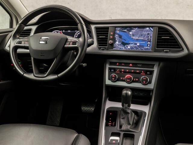 Seat LEON 1.0 TSI Sport Automaat (FULL OPTION, VIRTUAL COCKPIT, APPLE CARPLAY, NAVIGATIE, LEDER, CAMERA, SPORTSTOELEN, STOELVERWARMING, GETINT GLAS, LED KOPLAMPEN, NIEUWSTAAT)