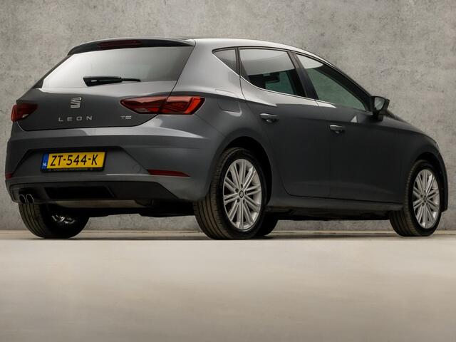 Seat LEON 1.4 TSI Sport (APPLE CARPLAY, CLIMATE, KEYLESS, SFEERVERLICHTING, GETINT GLAS, SPORTSTOELEN, LM VELGEN, CRUISE, NIEUWSTAAT)
