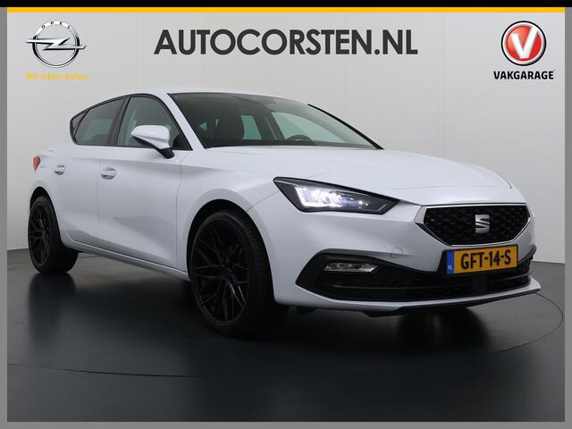 Seat LEON 1.0TSI Adap.Cruise Apple Carplay Android Auto Navi* Ecc Camera Stoel+Stuurverwarming Pdc Business Lmv 19" Isofix DAB Led Front Assist Keyless-Go