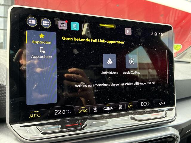 Seat LEON Sportstourer 1.5 TSI e-Hybrid 204pk DSG FR Business · Camera · Matrix LED · Inklap. Trekhaak · Side Assist · Stuur- & Stoelverwarming · Parkeerassistent · Garantie t/m 18-06-2029 of 100.000km