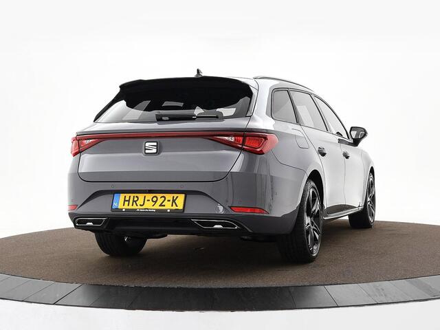 Seat LEON Sportstourer 1.5 TSI e-Hybrid 204pk DSG FR Business · Camera · Matrix LED · Inklap. Trekhaak · Side Assist · Stuur- & Stoelverwarming · Parkeerassistent · Garantie t/m 18-06-2029 of 100.000km
