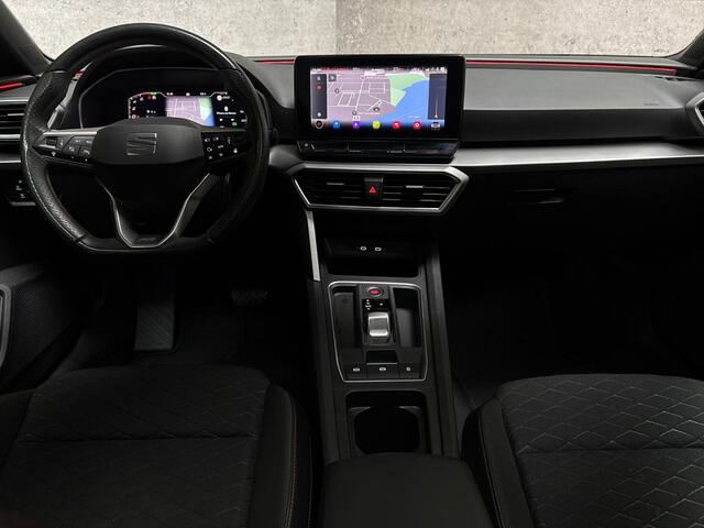Seat LEON 1.4 TSI eHybrid PHEV FR 204Pk Automaat (SCHUIFDAK, APPLE CARPLAY, LEDER, STUUR/STOELVERWARMING, CAMERA, SPORTSTOELEN, GETINT GLAS, ADAPTIVE CRUISE, NIEUWSTAAT)