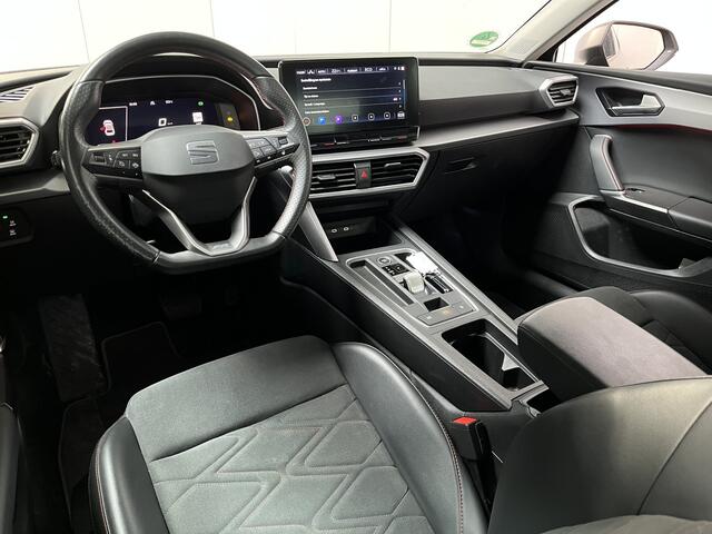 Seat LEON 1.4 TSI eHybrid PHEV FR / AUTOMAAT/ STUUR+STOELVERWARMING/ PARKEER SENSOREN/ MEMORY SEAT/ CRUISE CONTROL/ RIJ-MODI/ DIGITAL DASH/ NAVI/ DAB/ CLIMA/ LED/ 18'' LMV