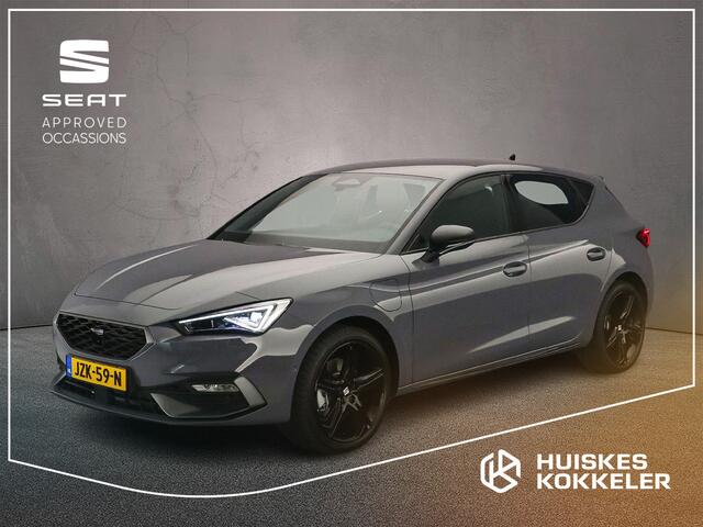 Seat LEON FR Business 1.5 TSI eHybrid 204pk DSG Automaat Adaptive cruise control, Achteruitrijcamera, LED matrix koplampen, Navigatie, Stuurwiel verwarmd, Black pack
