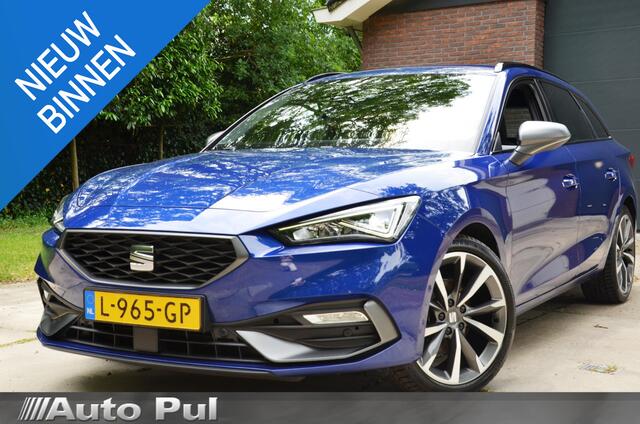 Seat LEON Sportstourer 1.5 eTSI FR Business Intense Automaat/Led/Pdc/Ecc/Virtual Cockpit/Cr-Control adaptief/Privacy-Glass/18-Inch Lmv/Trekhaak-Wegklapbaar/Apple Carplay/Android Auto