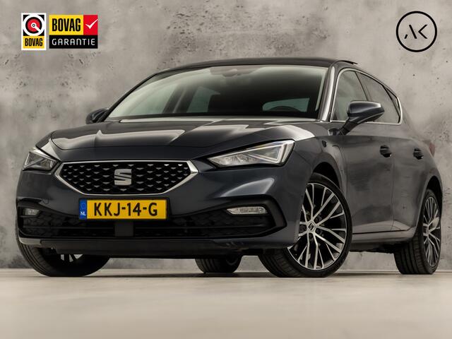 Seat LEON 1.4 TSI eHybrid PHEV Xcellence Sport 204Pk Automaat (PANORAMADAK, APPLE CARPLAY, GROOT NAVI, LEDER/ALCANTARA, MEMORY SEAT, CAMERA, GETINT GLAS, NIEUWE APK, NIEUWSTAAT)