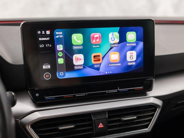 Seat LEON 1.0 TSI FR Sport (APPLE CARPLAY, GROOT NAVI, GETINT GLAS, PARKEERSENSOREN, SPORTSTOELEN, ADAPTIVE CRUISE, LANE ASSIST, NIEUWSTAAT)