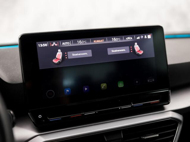 Seat LEON 1.4 TSI eHybrid PHEV FR 204Pk Automaat (APPLE CARPLAY, GROOT NAVI, STUUR/STOELVERWARMING, CAMERA, SPORTSTOELEN, ZWART HEMEL, GETINT GLAS, ADAPTIVE CRUISE, NIEUWE APK, NIEUWSTAAT)