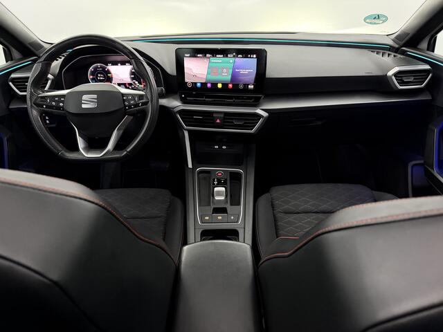 Seat LEON Sportstourer 1.4 TSI eHybrid PHEV FR Business Intense Panoramadak, Half leder, Camera, Navi, Virtual desk, Cruise control adaptief, Keyless start, Lichtmetalen velgen