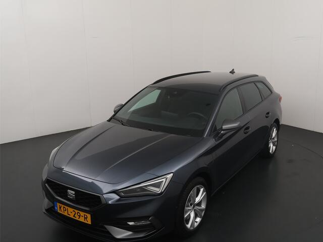 Seat LEON Sportstourer 1.5 TSI e-Hybrid 204pk FR Business | Trekhaak | Stoel- en stuurwiel verwarming | Adapt. Cruise | Camera | 1/2 leer | Fabrieksgarantie t/m 05-2029 |