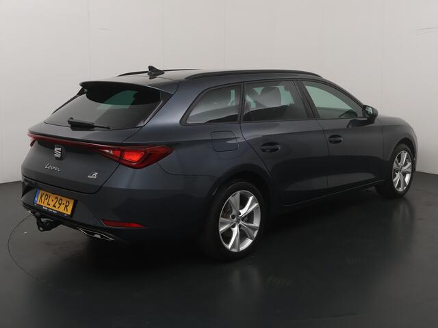 Seat LEON Sportstourer 1.5 TSI e-Hybrid 204pk FR Business | Trekhaak | Stoel- en stuurwiel verwarming | Adapt. Cruise | Camera | 1/2 leer | Fabrieksgarantie t/m 05-2029 |