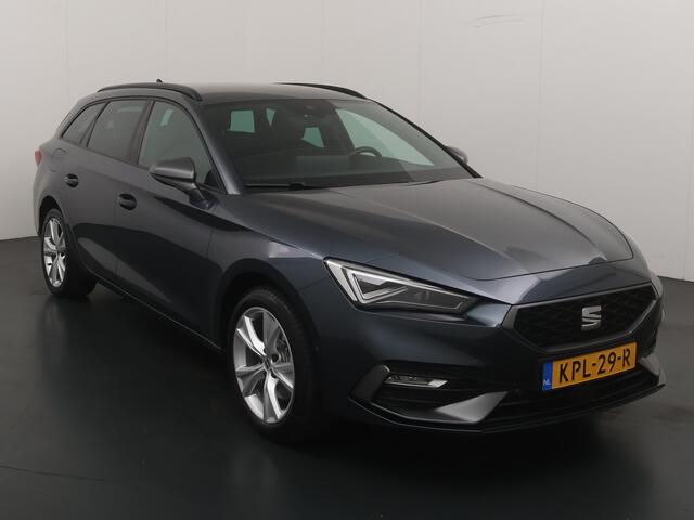 Seat LEON Sportstourer 1.5 TSI e-Hybrid 204pk FR Business | Trekhaak | Stoel- en stuurwiel verwarming | Adapt. Cruise | Camera | 1/2 leer | Fabrieksgarantie t/m 05-2029 |