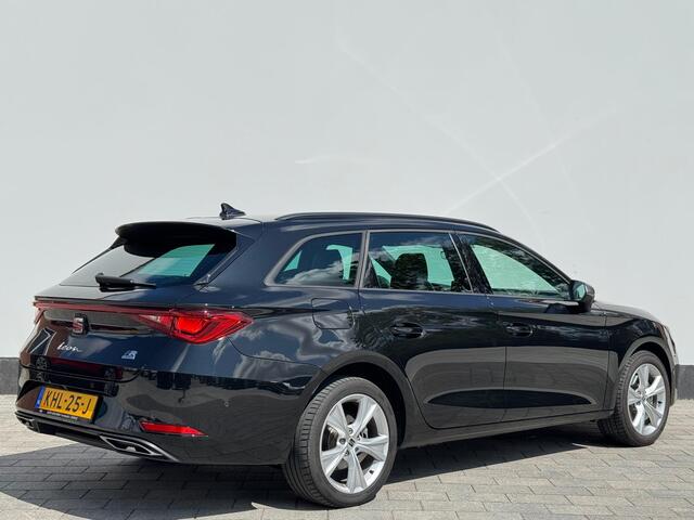 Seat LEON Sportstourer 1.5 TSI e-Hybrid 204pk FR Business | Trekhaak | Stoel- en stuurwiel verwarming | Adapt. Cruise | Camera | 1/2 leer | Fabrieksgarantie t/m 05-2029 |