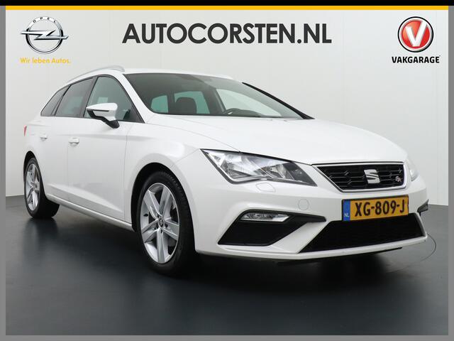 Seat LEON ST 1.5T 131pk FR Apple Carplay Android Sport-St Full Link Zwarte-Hemel LED Trekhaak Navi LMV 17" Dual-ECC Privacy Glass DAB LED Cruise Control1.5 TSI SEAT Full Link Mirror-link Stoel-Verwarmd Sproeiers-Verwarmd Licht+Regen-Sensor Koplamp-Sproeiers Voice-C