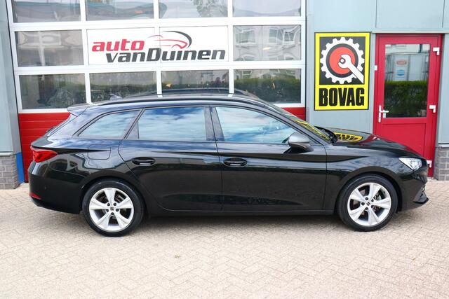 Seat LEON Sportstourer 1.5 eTSI FR Business Intense O.a: Adaptive cruise, Elektr. achterklep, Carplay, Dab, Pdc, Camera, Etc... Rijklaar! All-in prijs!