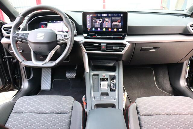 Seat LEON Sportstourer 1.5 eTSI FR Business Intense O.a: Adaptive cruise, Elektr. achterklep, Carplay, Dab, Pdc, Camera, Etc... Rijklaar! All-in prijs!