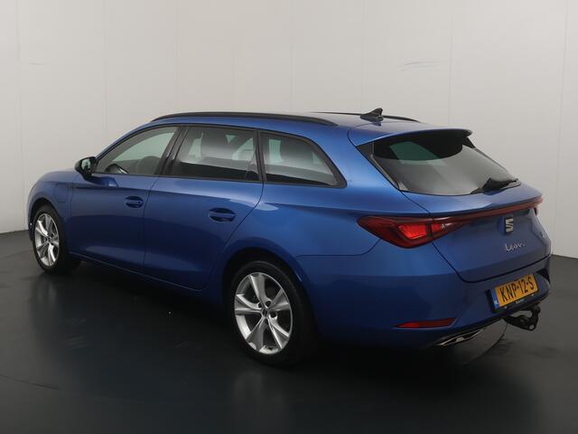 Seat LEON Sportstourer 1.5 TSI e-Hybrid 204pk FR Business | Trekhaak | Stoel- en stuurwiel verwarming | Adapt. Cruise | Camera | 1/2 leer | Fabrieksgarantie t/m 05-2029 |
