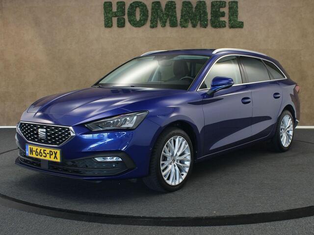 Seat LEON Sportstourer 1.5 eTSI XCELLENCE - STOEL & STUUR VERWARMING - PARKEERSENSOREN VOOR EN ACHTER - HOMMEL ONDERHOUDEN - NAVIGATIE - DRAADLOZE TELEFOONLADER - ACHTERUITRIJ CAMERA - APPLE CARPLAY/ANDROID AUTO - KEYLESS ENRTY & START
