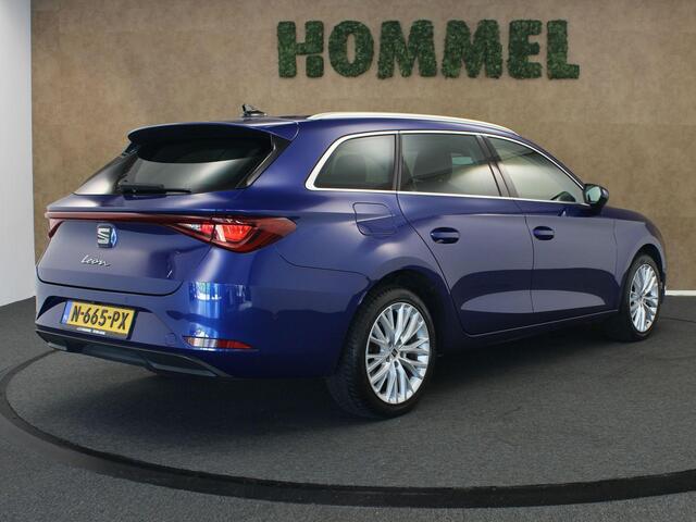 Seat LEON Sportstourer 1.5 eTSI XCELLENCE - STOEL & STUUR VERWARMING - PARKEERSENSOREN VOOR EN ACHTER - HOMMEL ONDERHOUDEN - NAVIGATIE - DRAADLOZE TELEFOONLADER - ACHTERUITRIJ CAMERA - APPLE CARPLAY/ANDROID AUTO - KEYLESS ENRTY & START