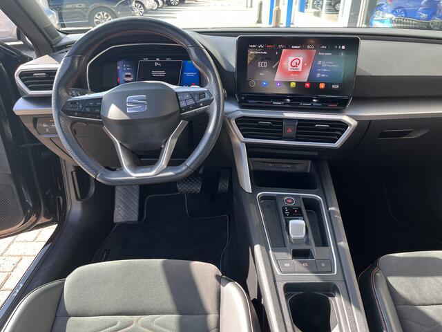 Seat LEON 1.4 TSI eHybrid PHEV FR / AUTOMAAT/ PANO/ ALCANTARA/ PARK.SENSOR.V+A/ CAMERA/ FULL LINK/ DCC/ ACC/ STUUR+STOELVERWARM./ MEMORY SEAT/ DODEHOEK/ KEYLESS/ DIGITAL DASH/ NAVI/ DAB/ CLIMA/ LED/ 18'' LMV