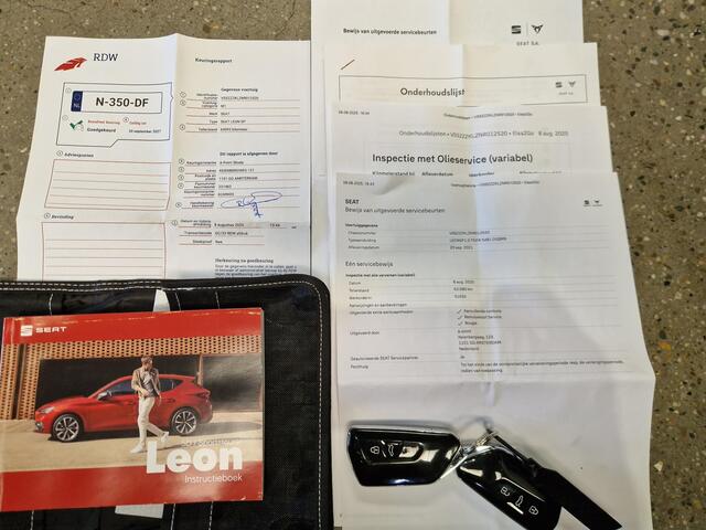 Seat LEON Sportstourer 1.0 TSI FR Bus. Intense NL Auto|Dealer onderh.|Full LED|Carplay|Elek.klep|Stuurwiel Verw.|