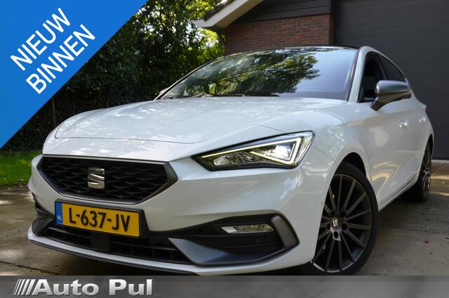 Seat LEON 1.0 TSI FR Business Intense Navi/Led/Pdc/Ecc/Stoelverwarming/Virtual Cockpit/Achteruitrijcamera/Cr-Control adaptief/Privacy-Glass/17-Inch Lmv/Panoramadak