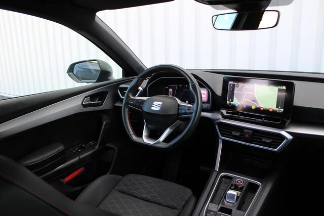 Seat LEON Sportstourer 1.0 eTSI FR Business | Incl. 12 maanden garantie | Cruise control | Climate control | Uitklapbare trekhaak | Lane assist | DAB radio | Navigatie | 100% dealer onderhouden |