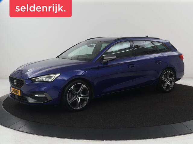 Seat LEON Sportstourer 1.5 eTSI FR Business Intense | Half Leder | Adaptive cruise | Park assist | Navigatie | Carplay | Climate control | Sfeerverlichting |