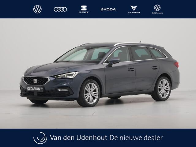 Seat LEON Sportstourer 1.5 TSI 130pk Style Navigatie Camera 17"velgen Keyless Parkassist Carplay 21
