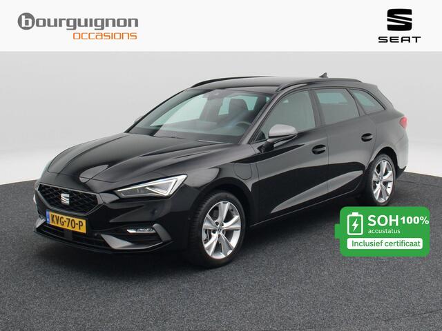 Seat LEON Sportstourer 1.5 TSi e-Hybrid 204 Pk Automaat FR Business | Trekhaak | Carplay | Virtual Cockpit | Keyless | Adaptive Cruise | Stoel- en Stuurverwarming | 17 Inch