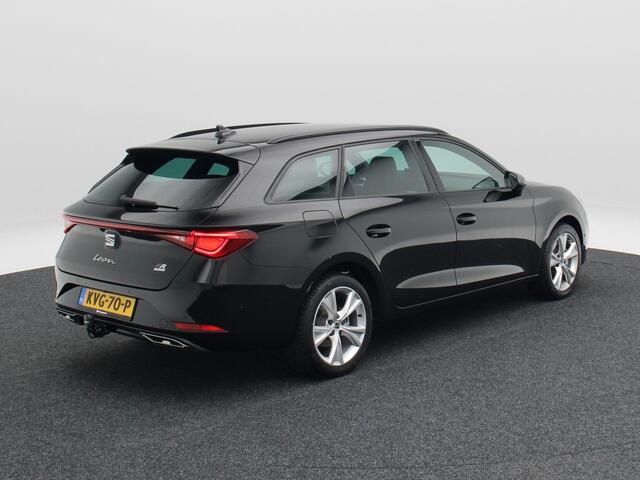 Seat LEON Sportstourer 1.5 TSi e-Hybrid 204 Pk Automaat FR Business | Trekhaak | Carplay | Virtual Cockpit | Keyless | Adaptive Cruise | Stoel- en Stuurverwarming | 17 Inch