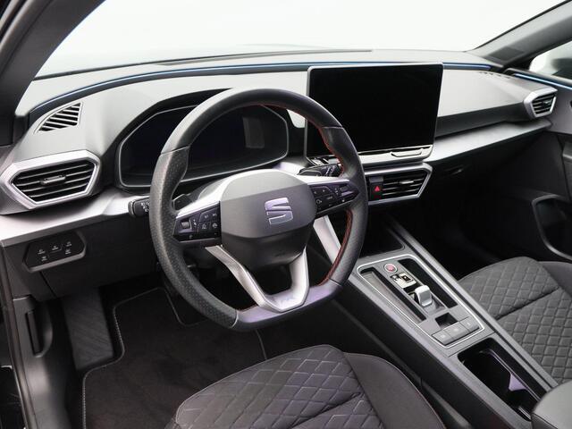 Seat LEON Sportstourer 1.5 TSi e-Hybrid 204 Pk Automaat FR Business | Trekhaak | Carplay | Virtual Cockpit | Keyless | Adaptive Cruise | Stoel- en Stuurverwarming | 17 Inch