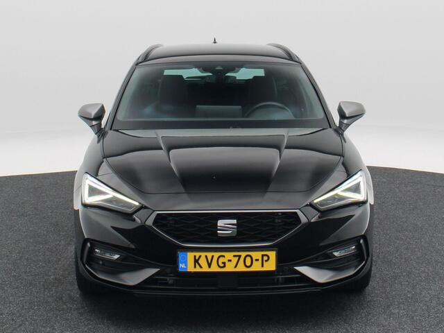Seat LEON Sportstourer 1.5 TSi e-Hybrid 204 Pk Automaat FR Business | Trekhaak | Carplay | Virtual Cockpit | Keyless | Adaptive Cruise | Stoel- en Stuurverwarming | 17 Inch
