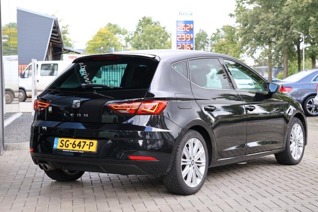 Seat LEON 1.4 TSI Xcellence DSG*LED*TREKHAAK*CARPLAY*CRUISE*CLIMA*WINTERSET*KEYLESS