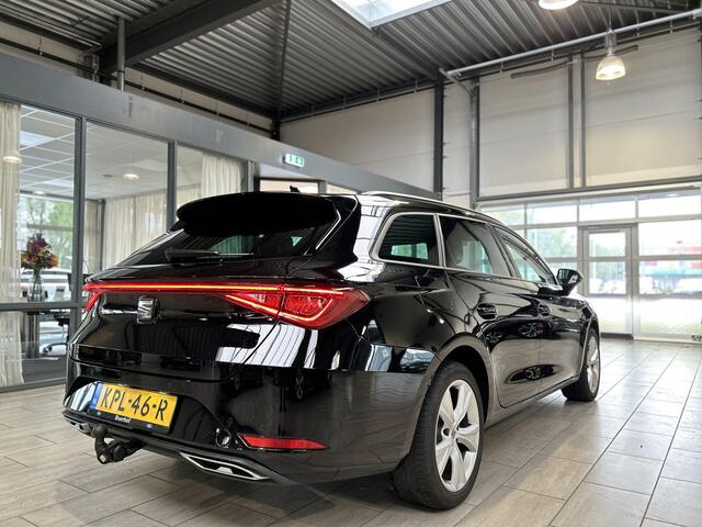 Seat LEON Sportstourer 1.5 TSI e-Hybrid 204pk FR Business PHEV | Trekhaak | Stoel- en stuurwiel verwarming | Adapt. Cruise | Camera | 1/2 leer | Fabrieksgarantie t/m 05-2028 | – foto 3