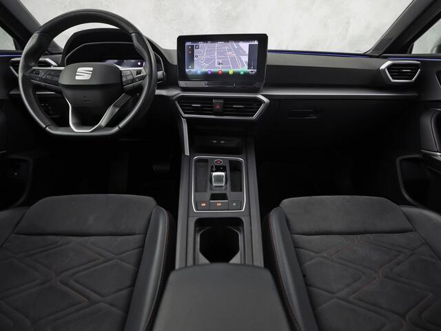 Seat LEON 1.4 TSI eHybrid PHEV FR 204Pk Automaat (PANORAMADAK, SOH 97,5%, APPLE CARPLAY, MEMORY SEAT, LEDER/ALCANTARA, CAMERA, GETINT GLAS, KEYLESS, ADAPTIVE CRUISE, ZWART HEMEL, NIEUWSTAAT) – foto 6